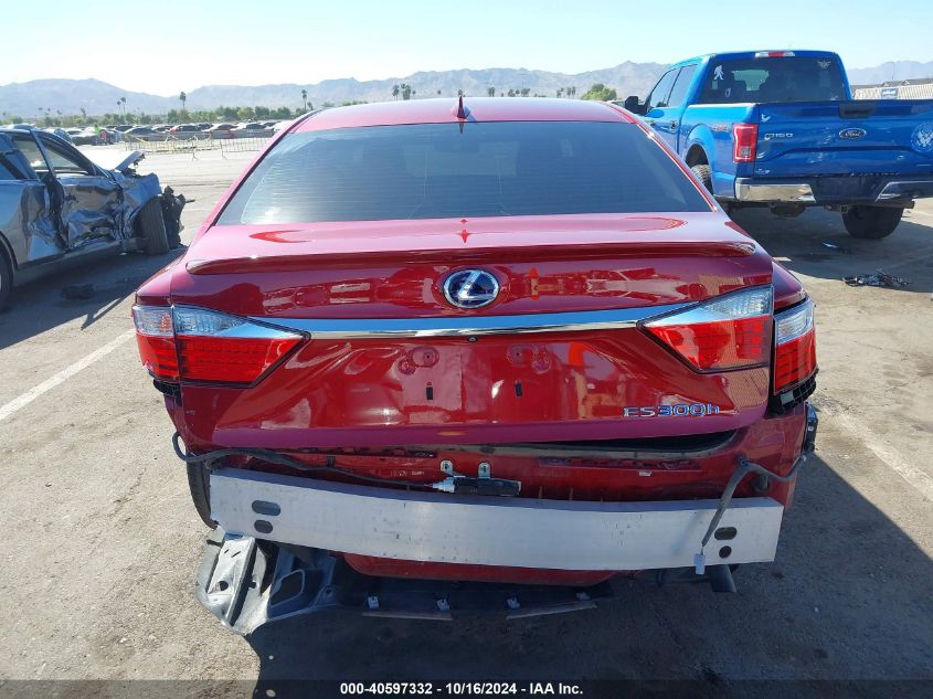 2015 Lexus Es 300H VIN: JTHBW1GG5F2086353 Lot: 40597332