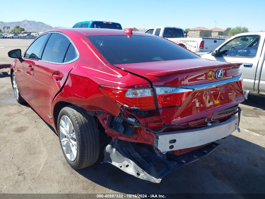 2015 Lexus Es 300H VIN: JTHBW1GG5F2086353 Lot: 40597332