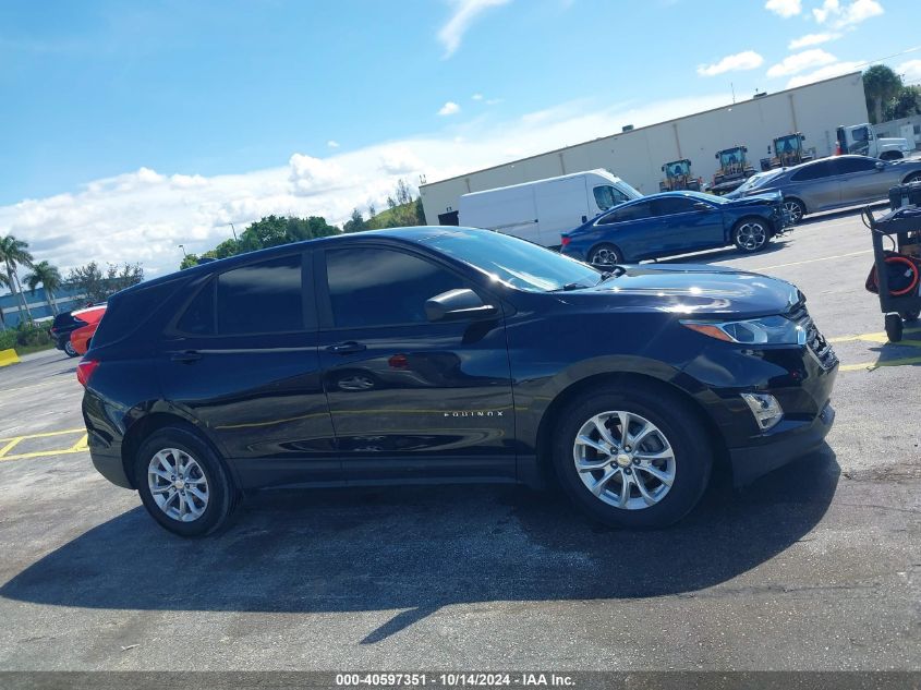 2020 Chevrolet Equinox Fwd Ls VIN: 2GNAXHEV5L6236522 Lot: 40597351