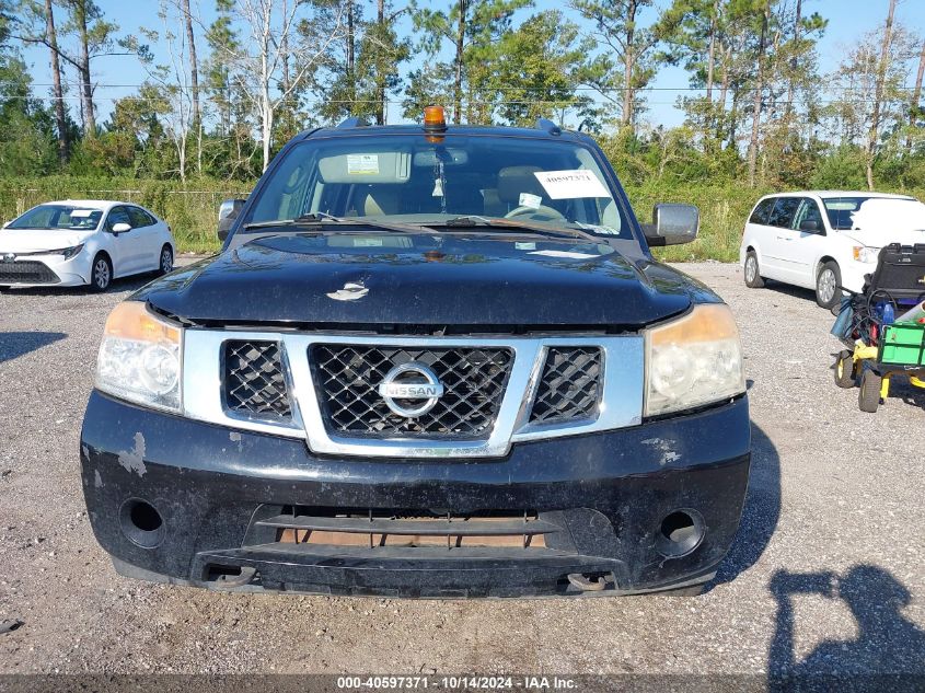 2011 Nissan Armada Sl VIN: 5N1BA0NDXBN600835 Lot: 40597371