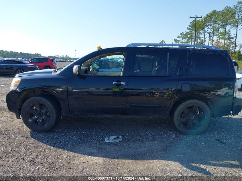 2011 Nissan Armada Sl VIN: 5N1BA0NDXBN600835 Lot: 40597371