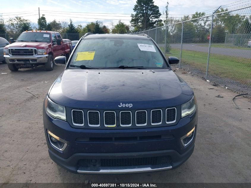 2021 Jeep Compass Limited 4X4 VIN: 3C4NJDCB7MT554250 Lot: 40597381