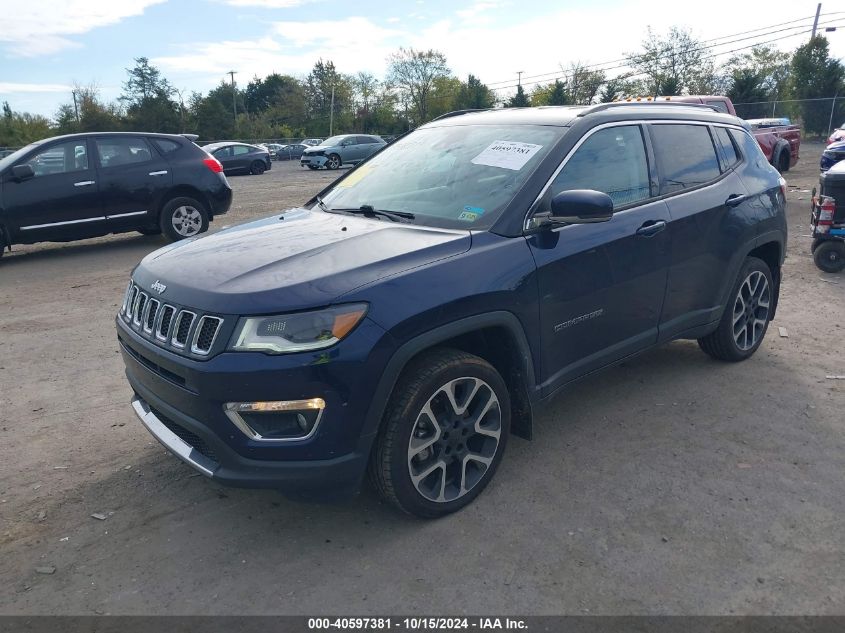 2021 Jeep Compass Limited 4X4 VIN: 3C4NJDCB7MT554250 Lot: 40597381