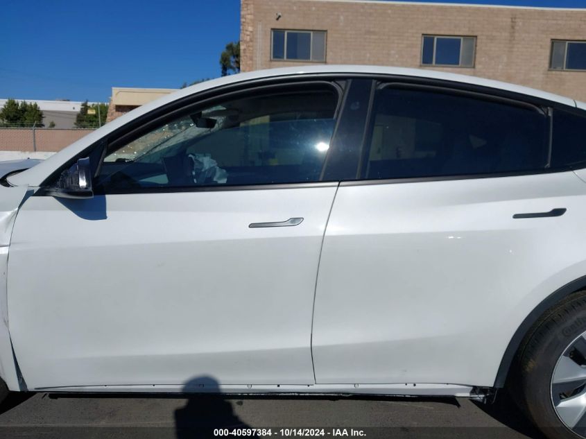 2023 Tesla Model Y Awd/Long Range Dual Motor All-Wheel Drive VIN: 7SAYGDEE1PF920924 Lot: 40597384