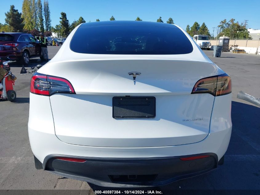 2023 Tesla Model Y Awd/Long Range Dual Motor All-Wheel Drive VIN: 7SAYGDEE1PF920924 Lot: 40597384