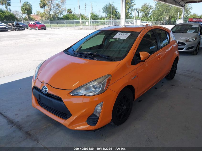 2016 Toyota Prius C One VIN: JTDKDTB38G1589826 Lot: 40597389