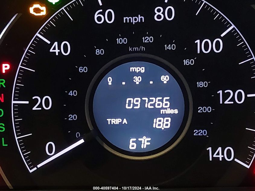 2015 Honda Cr-V Lx VIN: 5J6RM4H34FL038558 Lot: 40597404