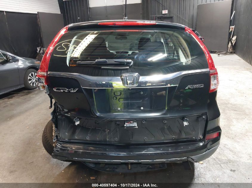 2015 Honda Cr-V Lx VIN: 5J6RM4H34FL038558 Lot: 40597404