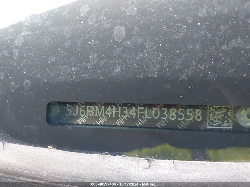 2015 Honda Cr-V Lx VIN: 5J6RM4H34FL038558 Lot: 40597404