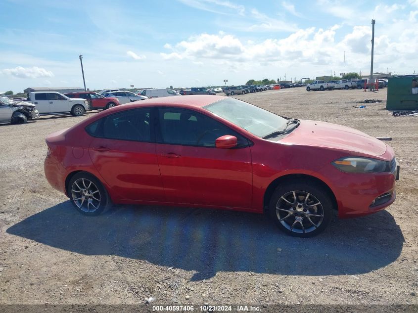 2013 Dodge Dart Sxt VIN: 1C3CDFBA8DD347802 Lot: 40597406