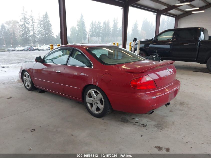 2001 Acura Cl 3.2 Type S VIN: 19UYA42601A027561 Lot: 40597412