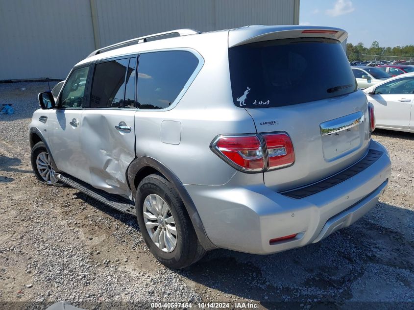 2017 Nissan Armada Sv VIN: JN8AY2ND5H9010975 Lot: 40597454