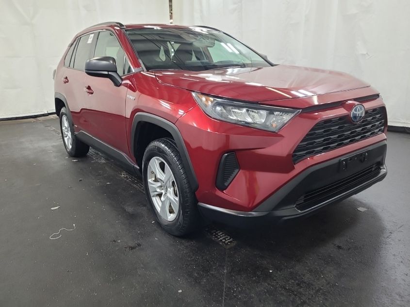 2T3LWRFV4KW015330 2019 Toyota Rav4 Hybrid Le