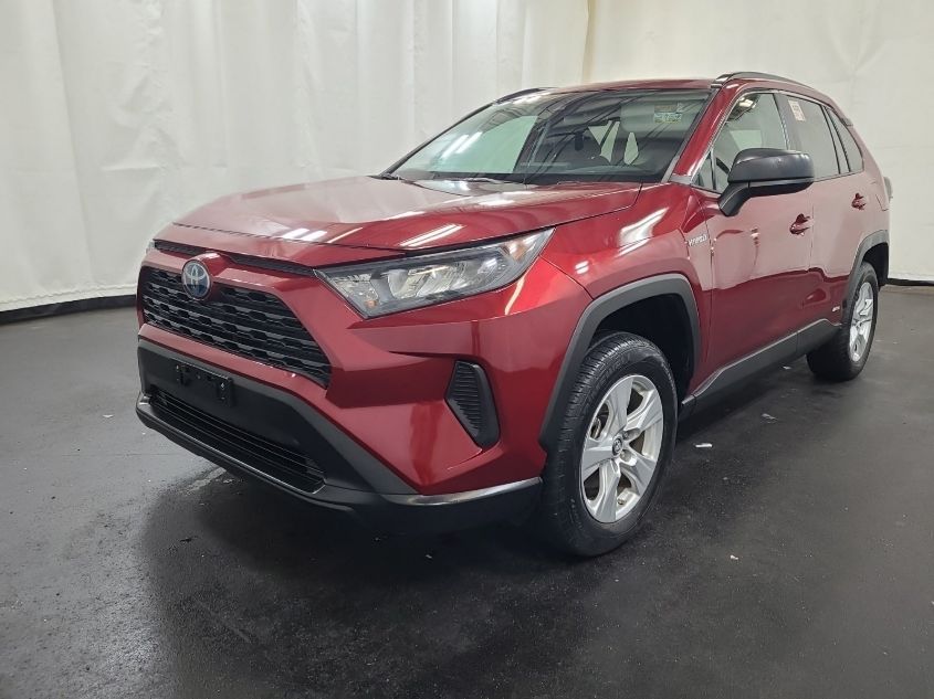 2T3LWRFV4KW015330 2019 Toyota Rav4 Hybrid Le