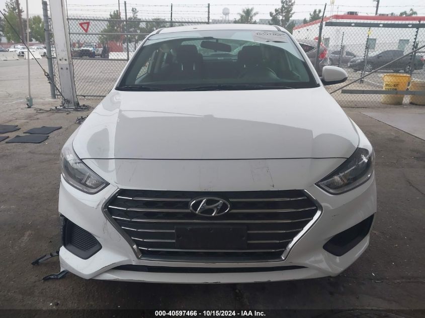 2022 Hyundai Accent Se VIN: 3KPC24A60NE165546 Lot: 40597466