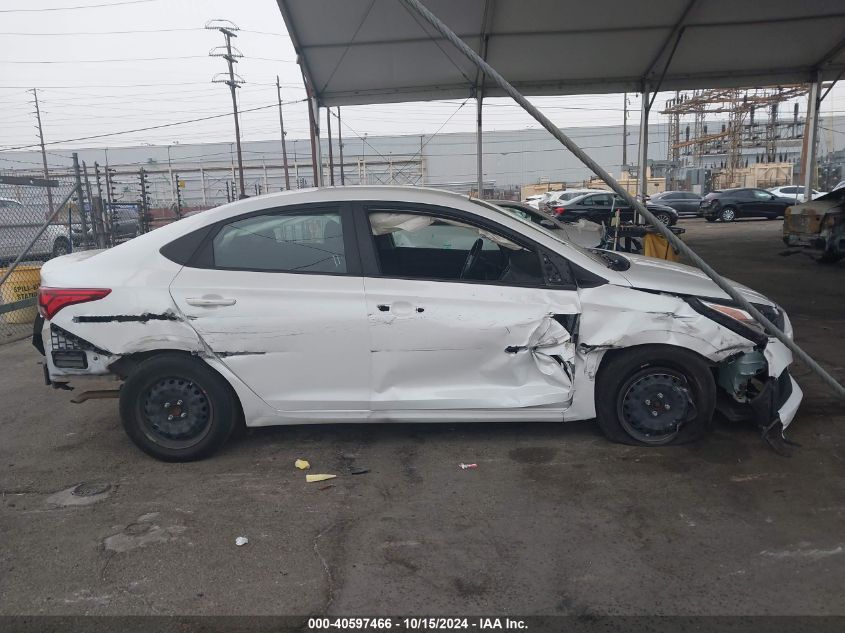 2022 Hyundai Accent Se VIN: 3KPC24A60NE165546 Lot: 40597466