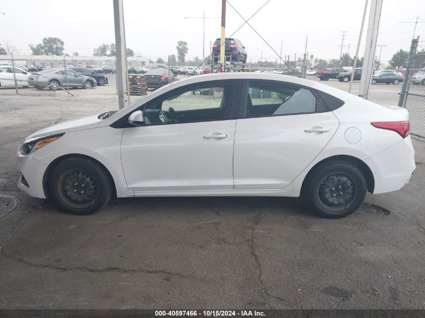 2022 Hyundai Accent Se VIN: 3KPC24A60NE165546 Lot: 40597466