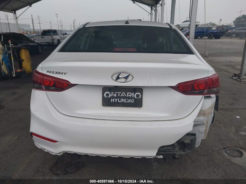 2022 Hyundai Accent Se VIN: 3KPC24A60NE165546 Lot: 40597466