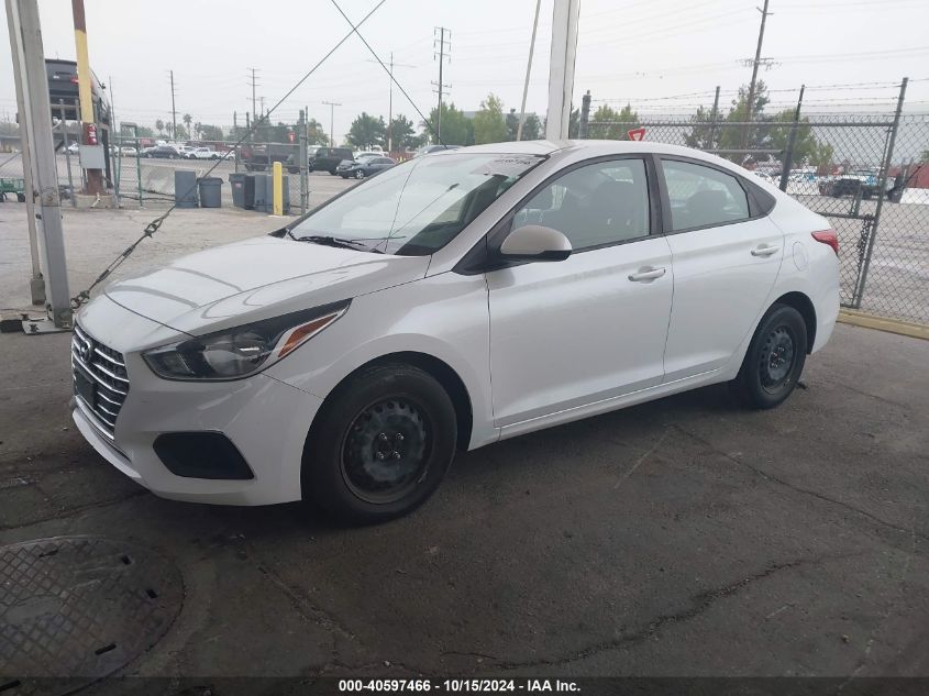 2022 Hyundai Accent Se VIN: 3KPC24A60NE165546 Lot: 40597466