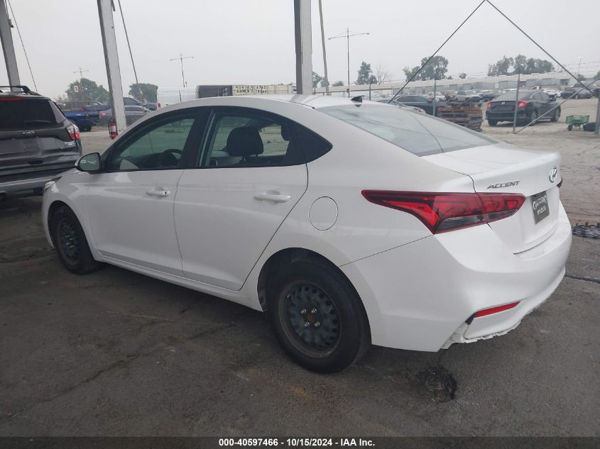 2022 Hyundai Accent Se VIN: 3KPC24A60NE165546 Lot: 40597466