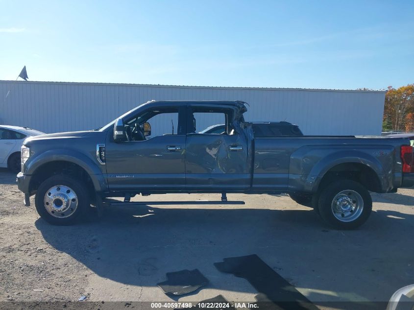 2022 Ford F-450 Platinum VIN: 1FT8W4DT5NEG09611 Lot: 40597498