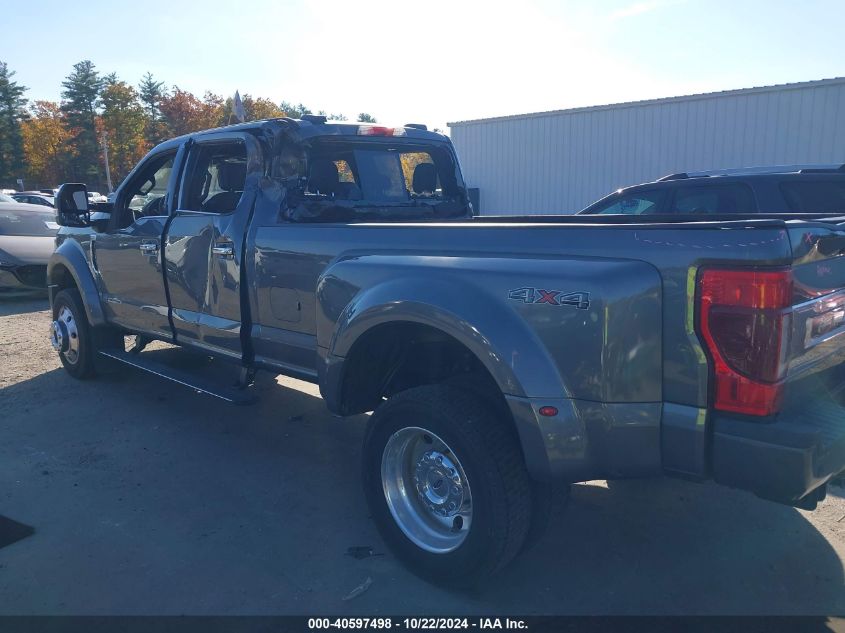 2022 Ford F-450 Platinum VIN: 1FT8W4DT5NEG09611 Lot: 40597498