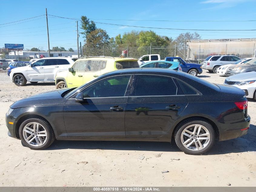 2017 Audi A4 2.0T Ultra Premium VIN: WAUGMAF48HN049297 Lot: 40597518