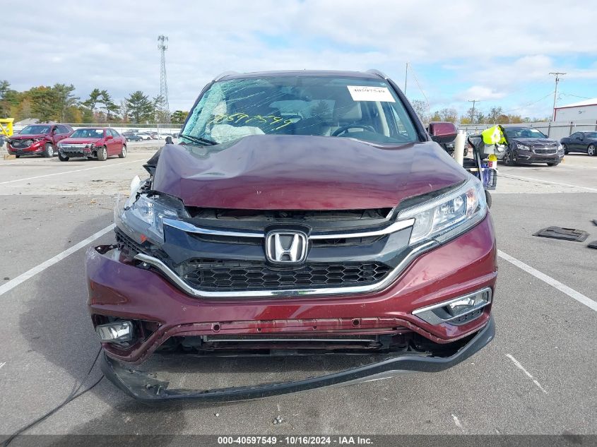 2016 Honda Cr-V Ex-L VIN: 2HKRM4H7XGH727549 Lot: 40597549