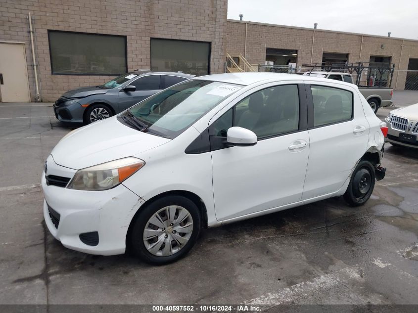 2012 Toyota Yaris Le VIN: JTDKTUD34CD523739 Lot: 40597552