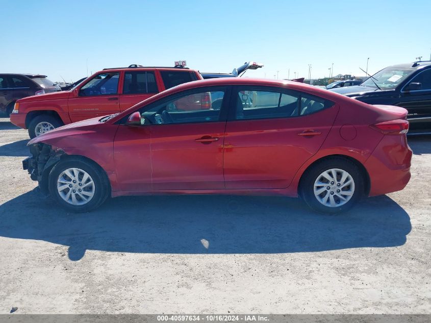 2017 Hyundai Elantra Se VIN: 5NPD74LF5HH101599 Lot: 40597634