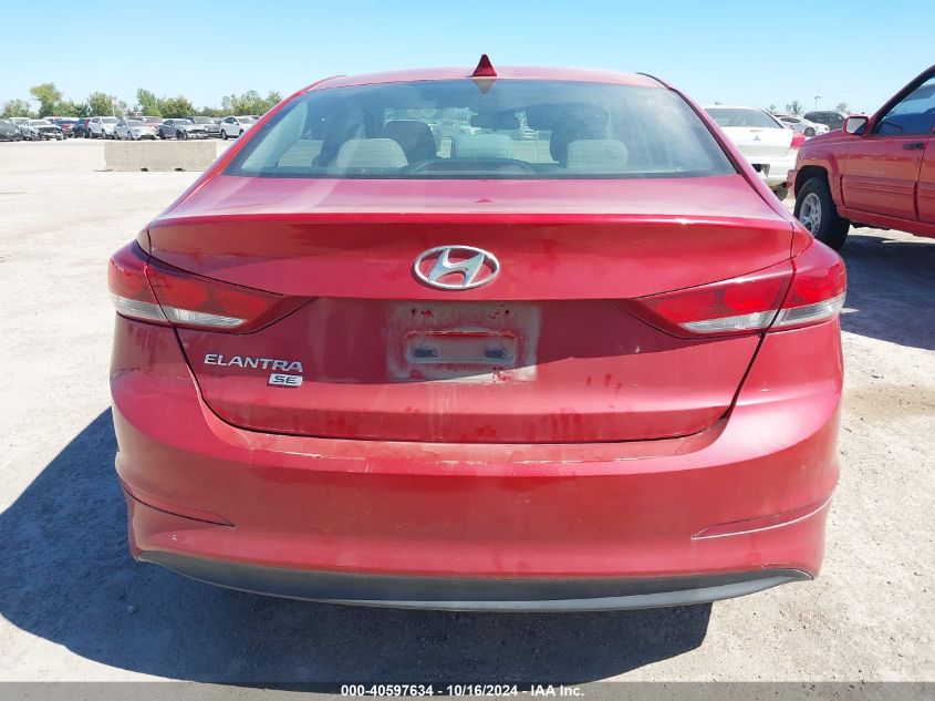 2017 Hyundai Elantra Se VIN: 5NPD74LF5HH101599 Lot: 40597634