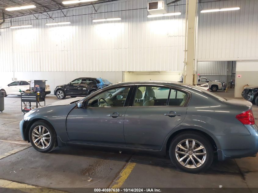 2009 Infiniti G37X VIN: JNKCV61F49M353396 Lot: 40597638