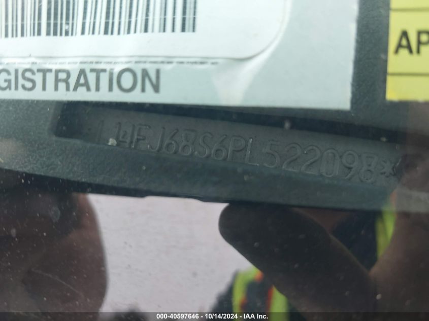 1993 Jeep Cherokee Sport VIN: 1J4FJ68S6PL522098 Lot: 40597646