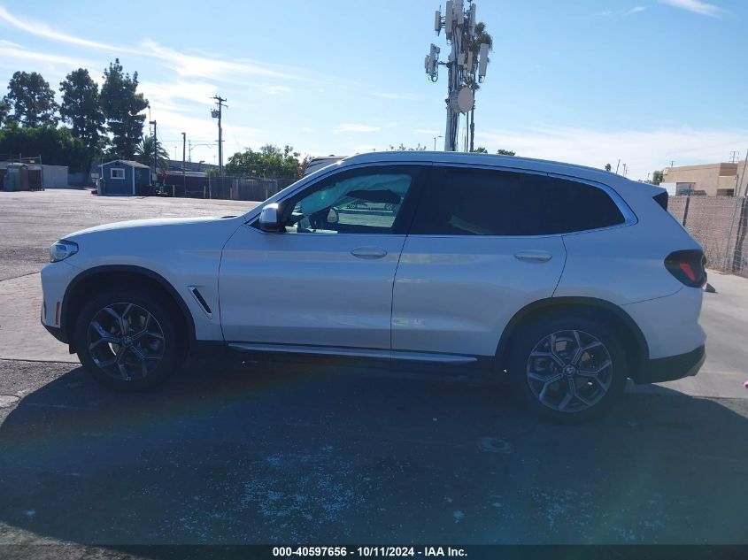 2024 BMW X3 Sdrive30I VIN: 5UX43DP09R9T52250 Lot: 40597656