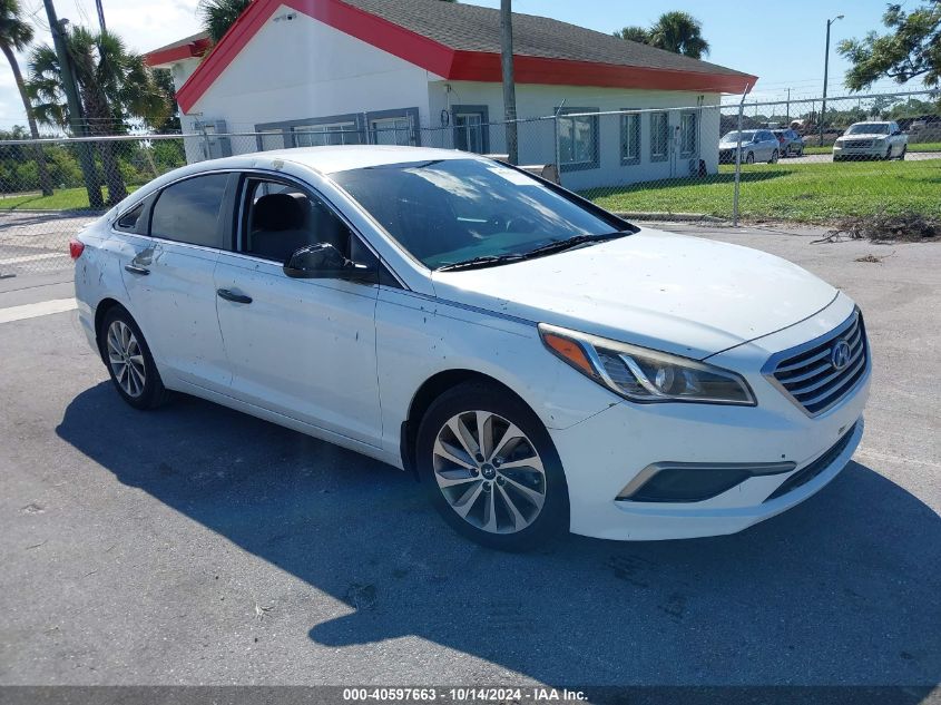 2016 Hyundai Sonata Se VIN: 5NPE24AF9GH428558 Lot: 40597663