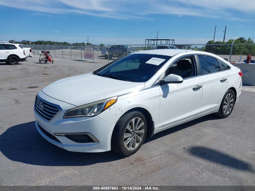 2016 Hyundai Sonata Se VIN: 5NPE24AF9GH428558 Lot: 40597663