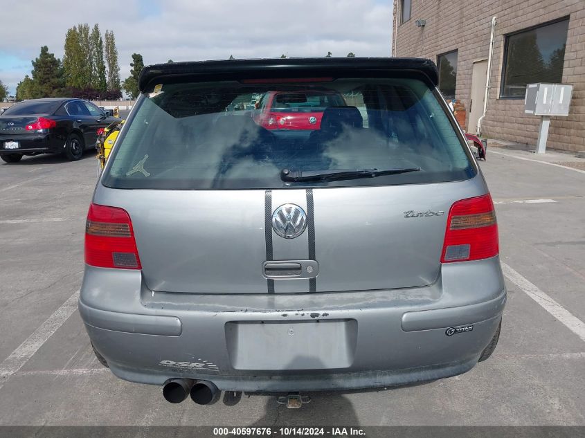 2003 Volkswagen Gti 1.8T VIN: 9BWDE61J334047832 Lot: 40597676