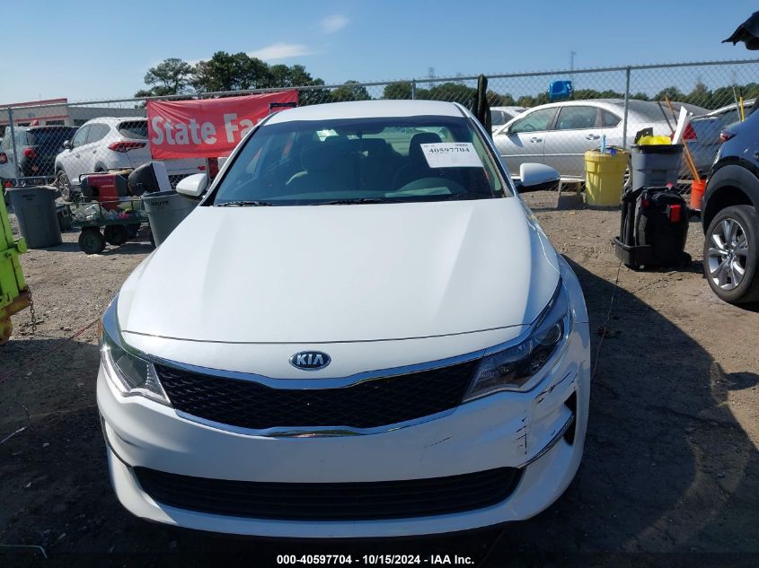 2016 Kia Optima Lx VIN: 5XXGT4L37GG055931 Lot: 40597704