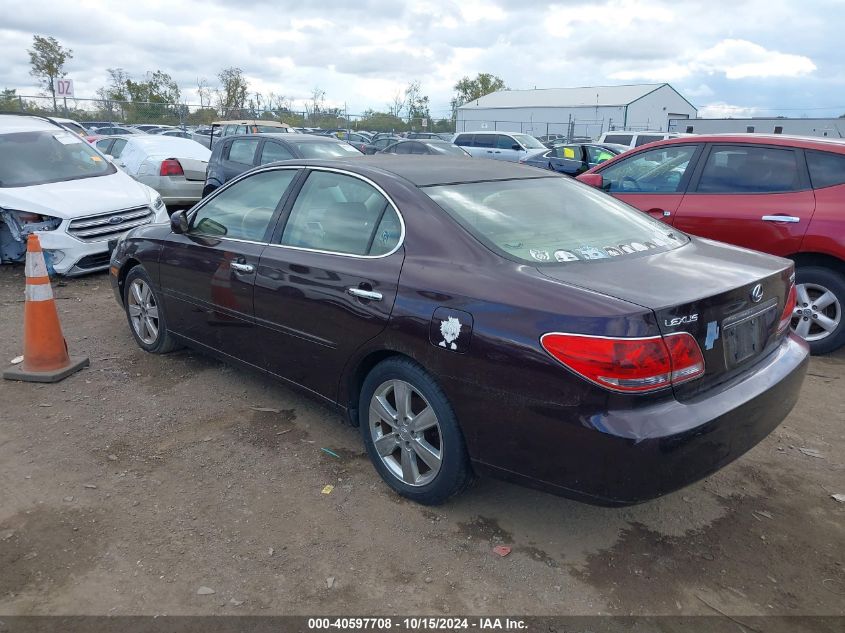 2005 Lexus Es 330 VIN: JTHBA30G255065736 Lot: 40597708