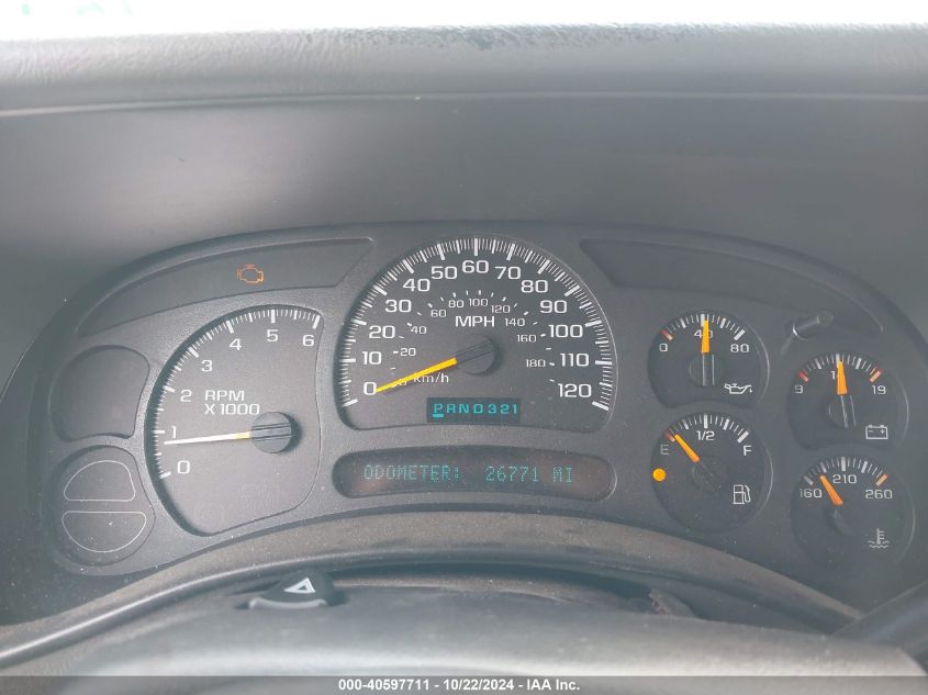 2003 Chevrolet Silverado 1500 Ls VIN: 1GCEK19T63E285667 Lot: 40597711