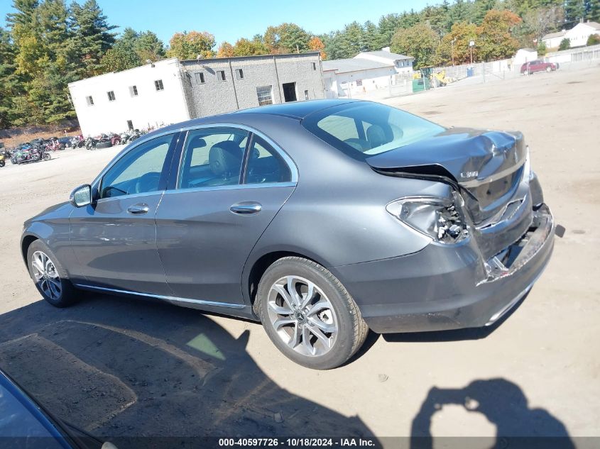 2018 Mercedes-Benz C 300 4Matic VIN: WDDWF4KBXJR338135 Lot: 40597726