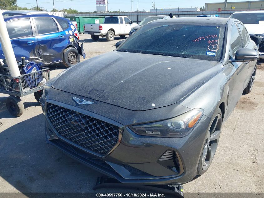 VIN KMTG44LA6KU033953 2019 GENESIS G70 no.2