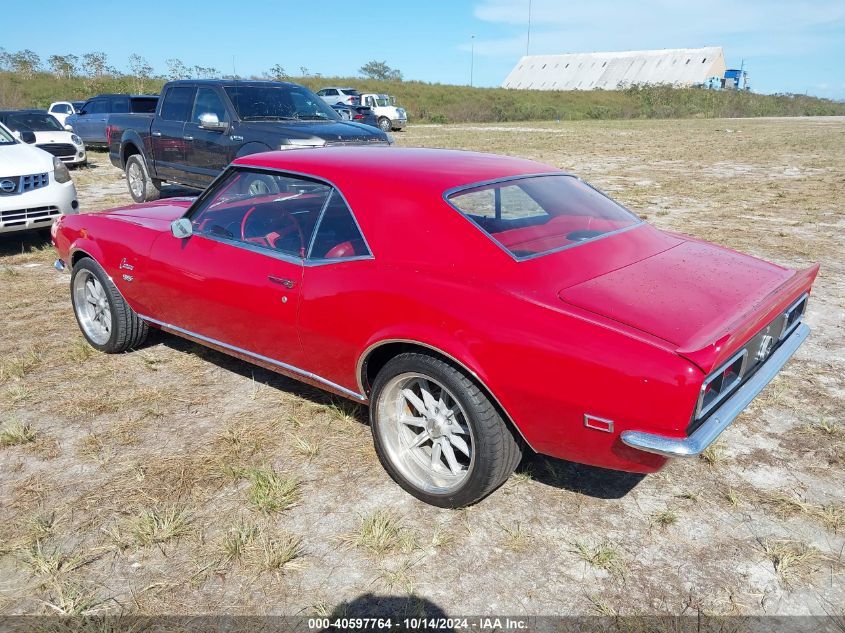 1968 Chevrolet Camaro VIN: 12378N312842 Lot: 40597764