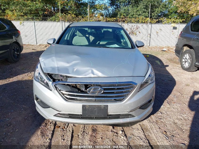 2017 Hyundai Sonata Se VIN: 5NPE24AF2HH466196 Lot: 40597768