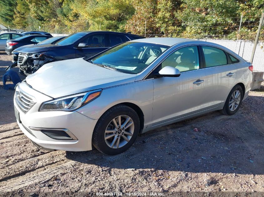 2017 Hyundai Sonata Se VIN: 5NPE24AF2HH466196 Lot: 40597768