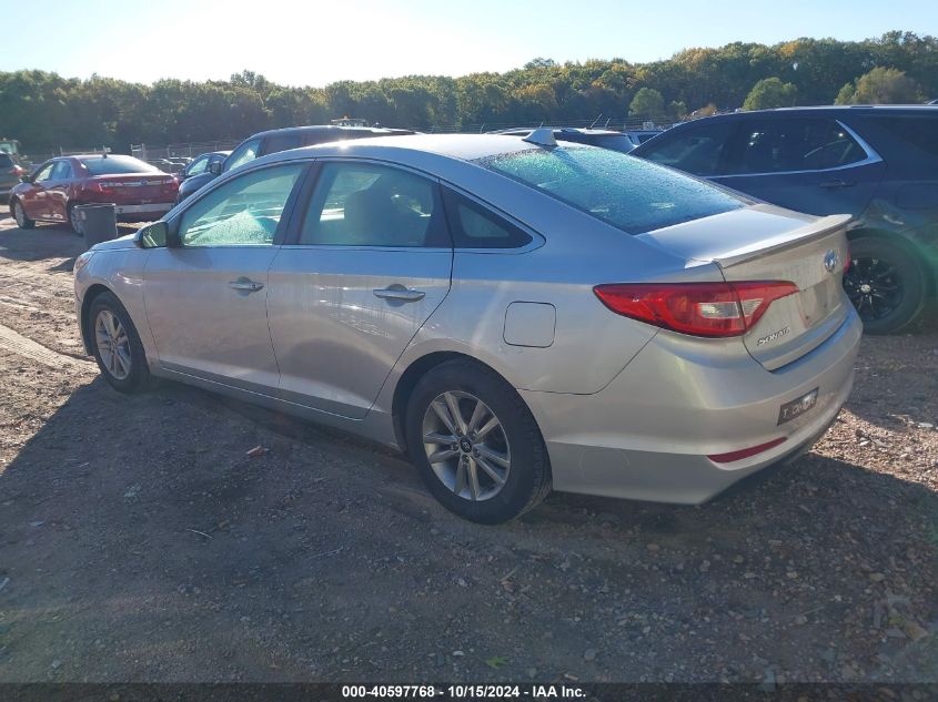 2017 Hyundai Sonata Se VIN: 5NPE24AF2HH466196 Lot: 40597768