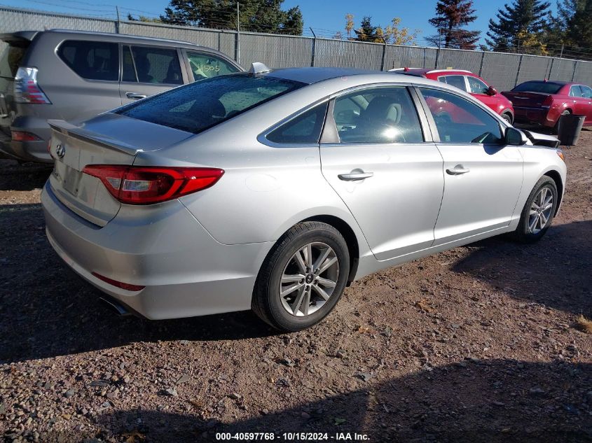 2017 Hyundai Sonata Se VIN: 5NPE24AF2HH466196 Lot: 40597768