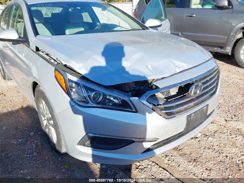 2017 Hyundai Sonata Se VIN: 5NPE24AF2HH466196 Lot: 40597768