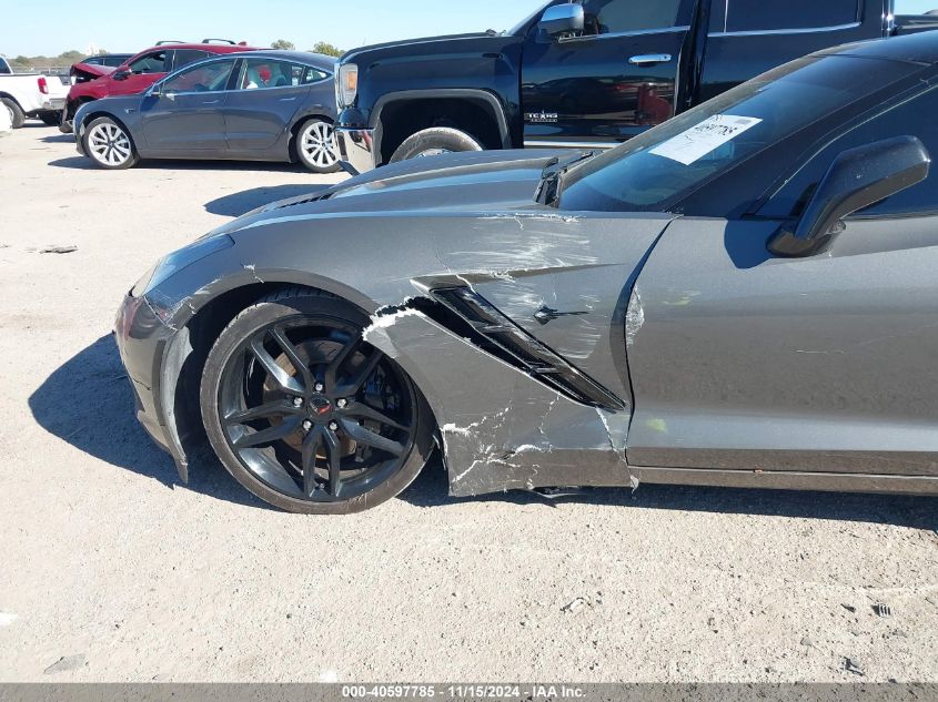 2016 Chevrolet Corvette Stingray Z51 VIN: 1G1YL2D77G5117299 Lot: 40597785