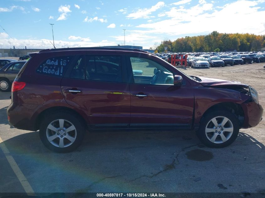 2007 Hyundai Santa Fe Limited/Se VIN: 5NMSH73E97H123856 Lot: 40597817